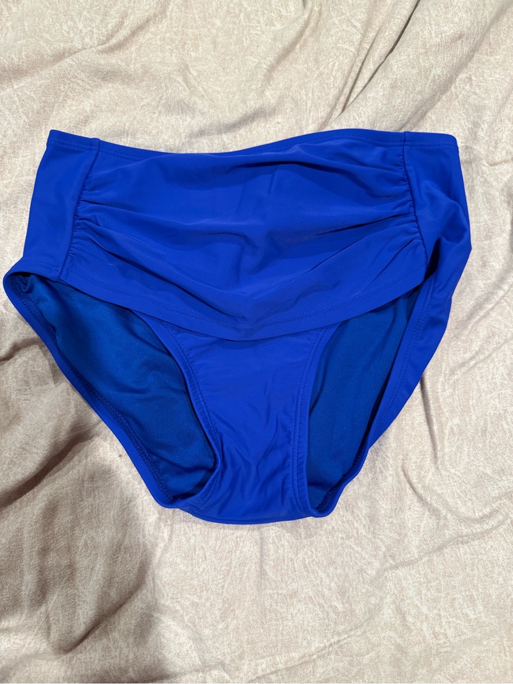 Women’s High-Waist Swim Bottoms in Royal Blue